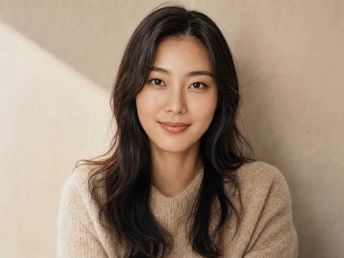 Sample portrait used to demo changes camera angle online — front-facing headshot ready for rotation, tilt, and shot type presets