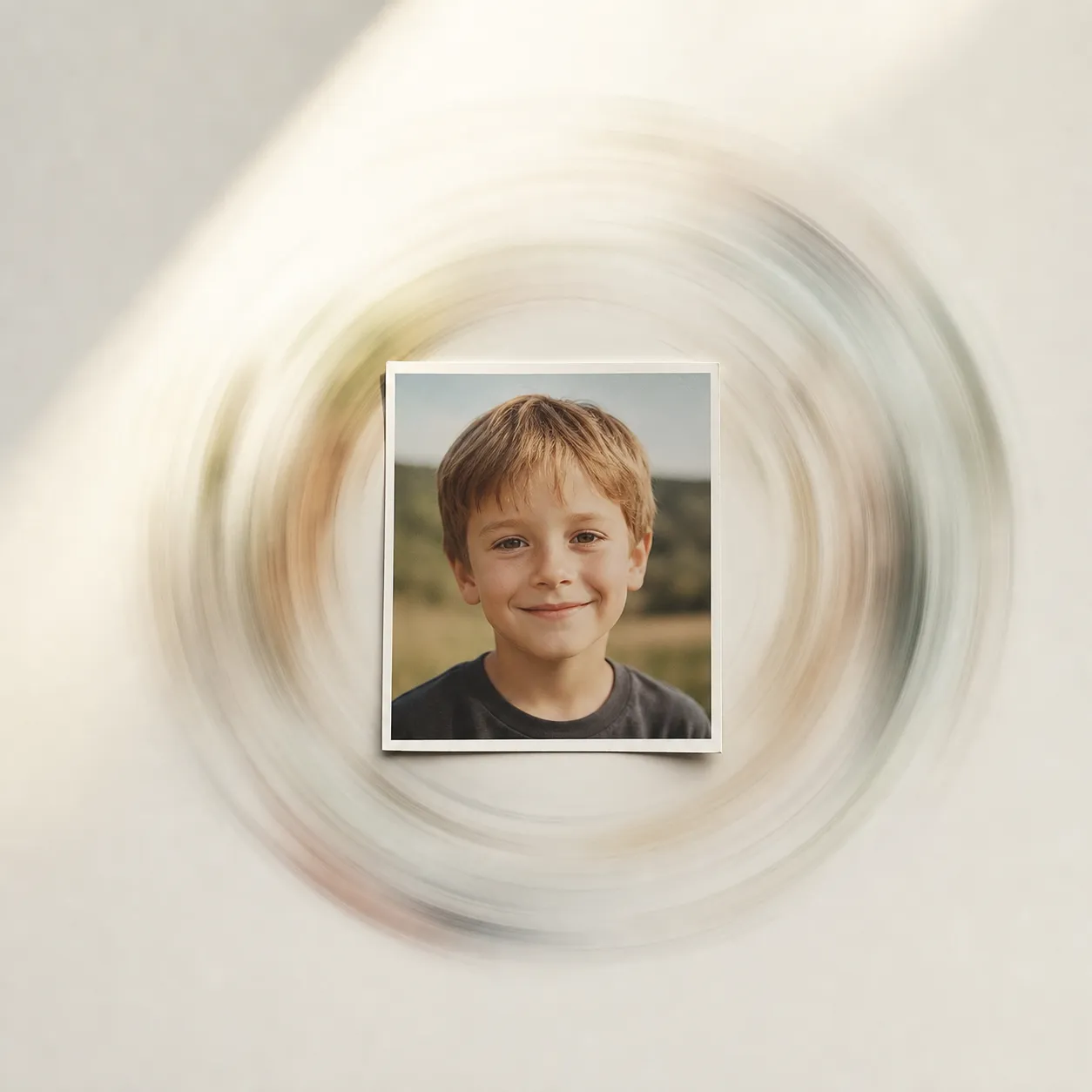 Fast camera angle generation result appearing beside the original photo in the same editing workspace.