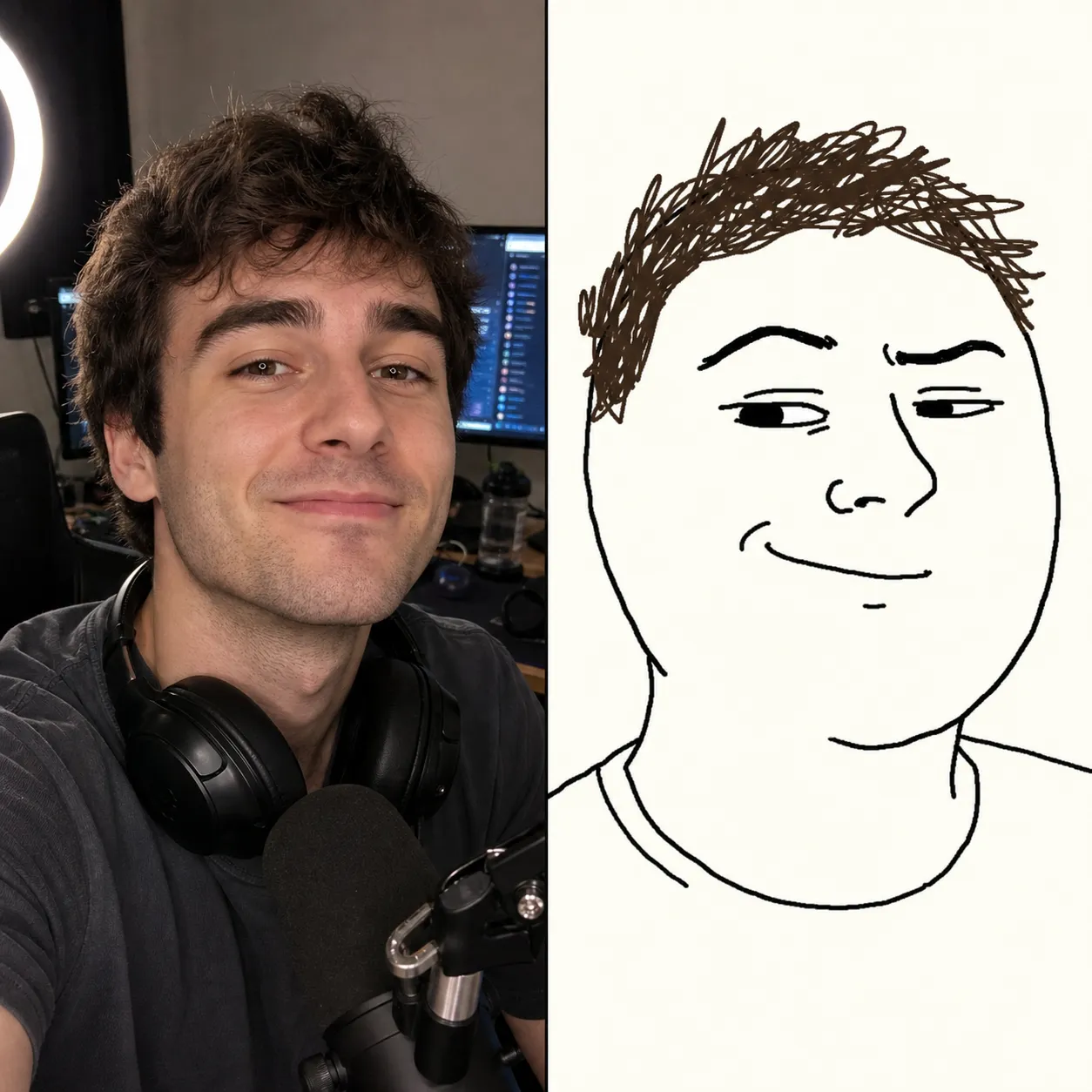 Photo-to-Wojak in One Click
