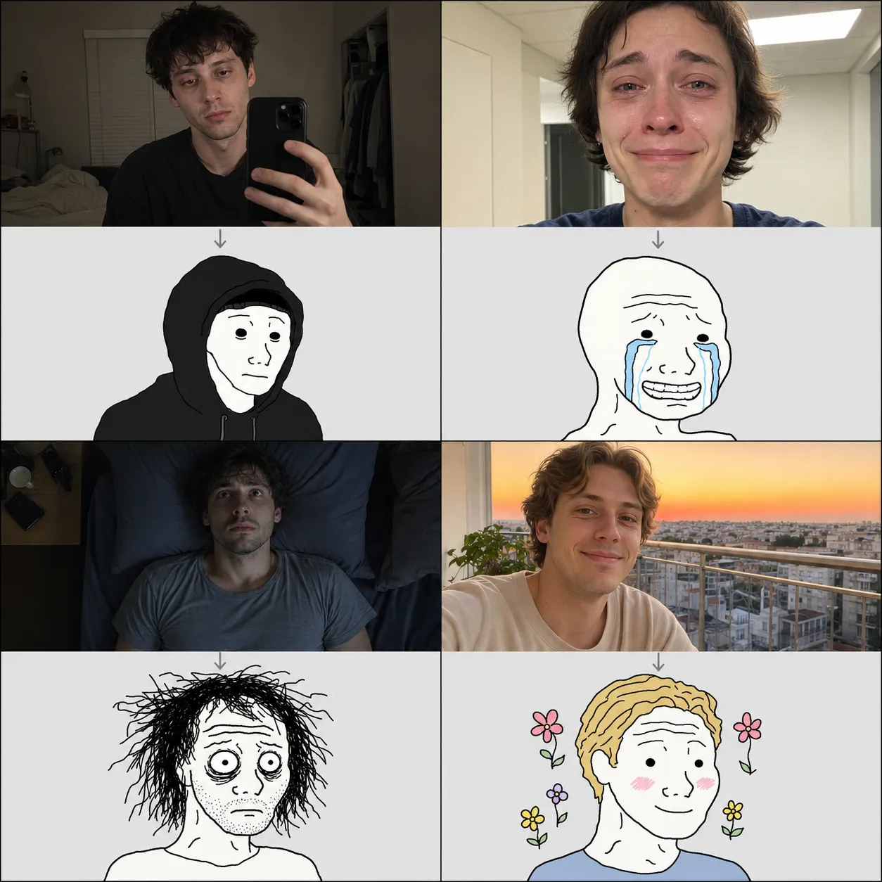 Emotional Wojak Archetypes